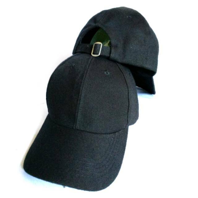 Topi Baseball Rafel Ring Besi - Hitam